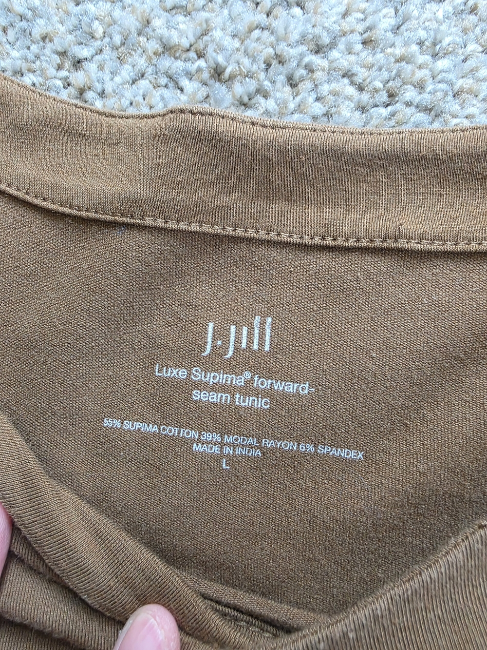 J Jill Lot Of 2 Long Sleeve Tunic Pullover Shirts Size Large Classic Basics. - Picture 11 of 14